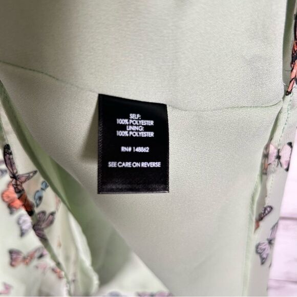 Torrid Sophie Swing Cami Tank Mint Butterflies Sz O/12 L - Picture 7 of 7